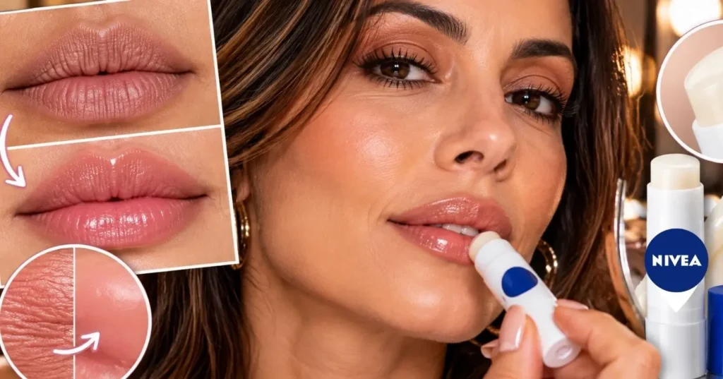 Hidratante labial baratinho da Nivea reduz rugas e dá volume aos lábios