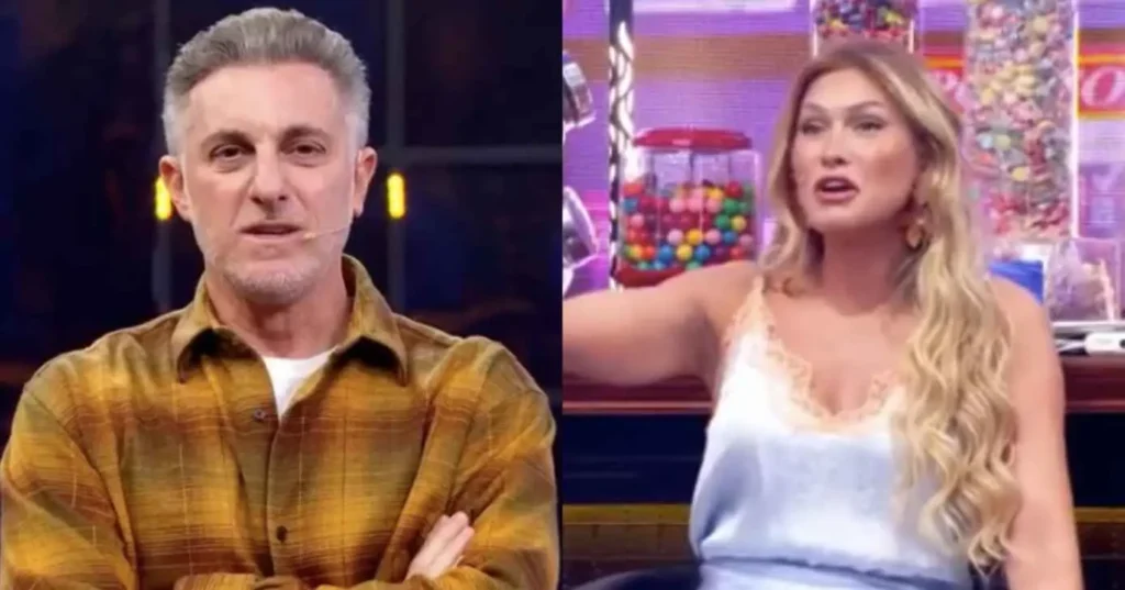Lívia Andrade provoca Luciano Huck com comparação inusitada na TV