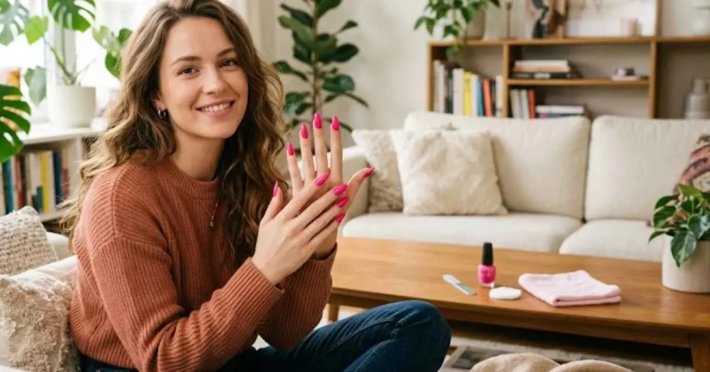 Truque caseiro com secante resolve problema comum ao pintar as unhas