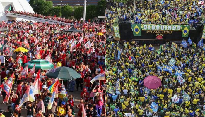 Eleições em Brasília reúnem atos rivais separados por dois quilômetros