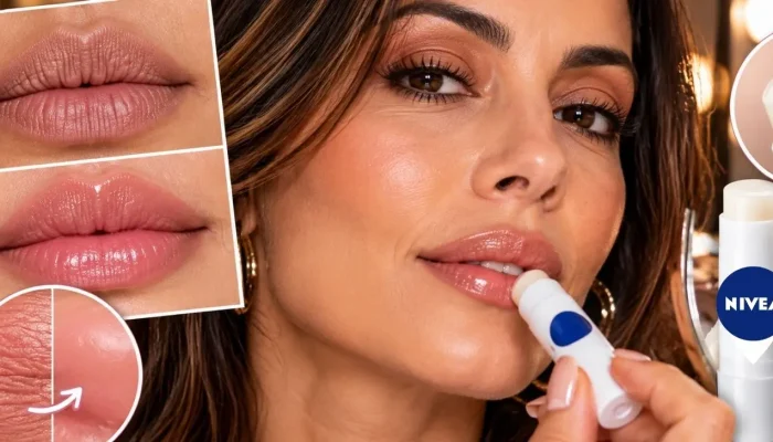 Hidratante labial baratinho da Nivea reduz rugas e dá volume aos lábios