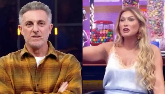 Lívia Andrade provoca Luciano Huck com comparação inusitada na TV