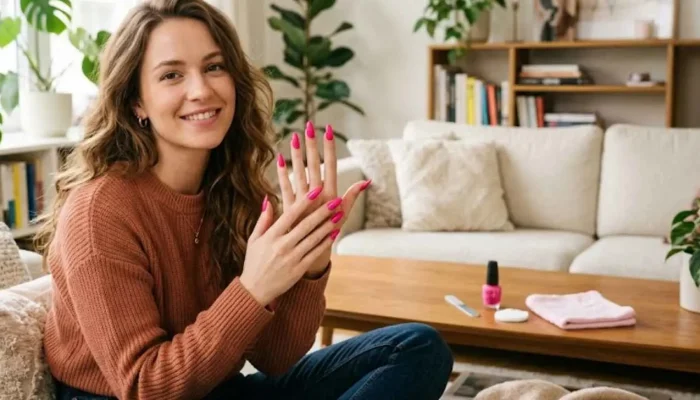 Truque caseiro com secante resolve problema comum ao pintar as unhas